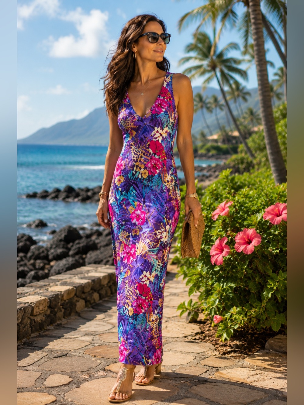 Venus tropical dress, NWT, size Medium